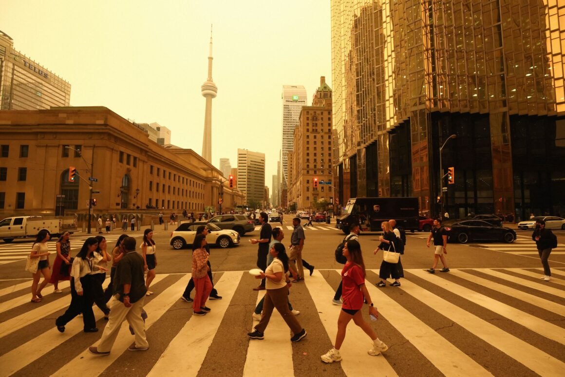 Smoke From Canada’s Wildfires Turns Skies Sickly Orange Across the Eastern US